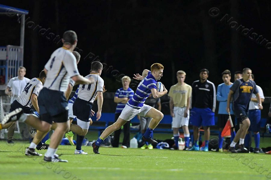 Wheaton Men\'s Rugby vs Mass Maritime.  Photo by Keith Nordstrom